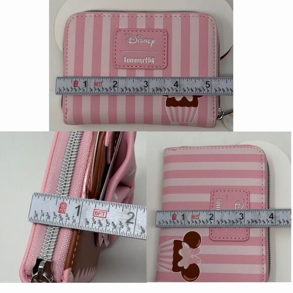 Disney Loungefly Minnie Mouse Cupcake Mini Backpack Wallet 2 Piece Set main image 15